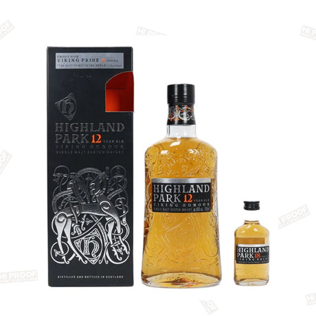 Highland Park 12 Years 750 ml Gift Pack With 18 Year Old 50 ml - Hi Proof - Highland Park