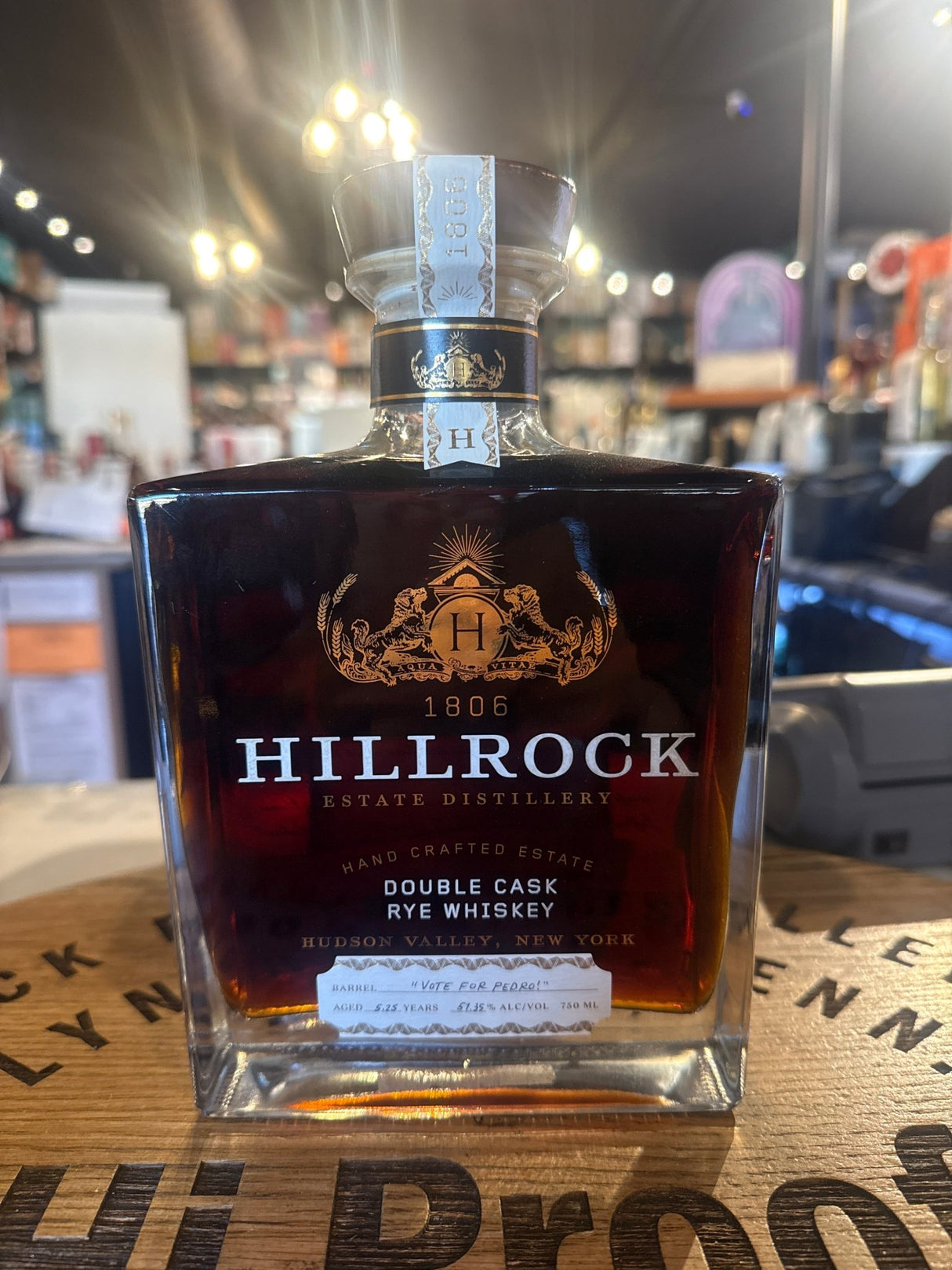 Hillrock Double Cask Rye Whiskey PX Finish 750ml - Hi Proof - Hillrock