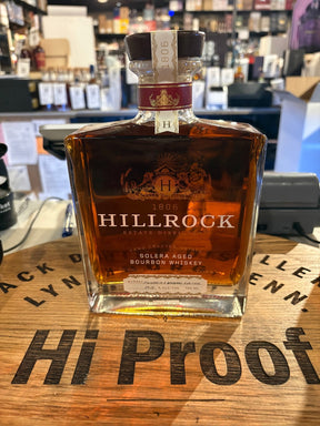 Hillrock Solera Aged Bourbon Finished in Barbados Rum Cask 750ml - Hi Proof - Hillrock