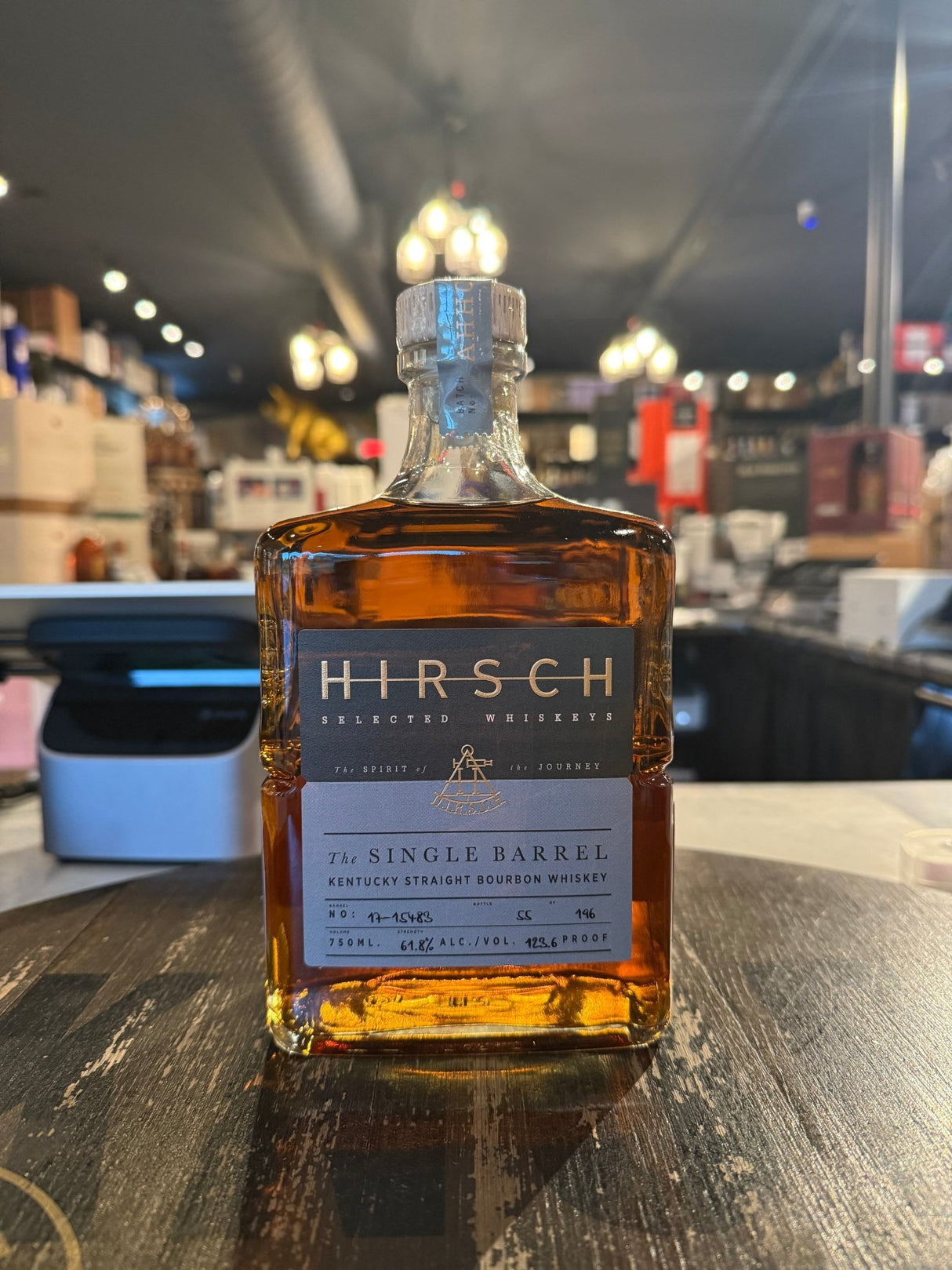 Hirsch single barrel 123.6 Proof 750ml (Source from Bardstown Bourbon Company) - Hi Proof - Hirsch