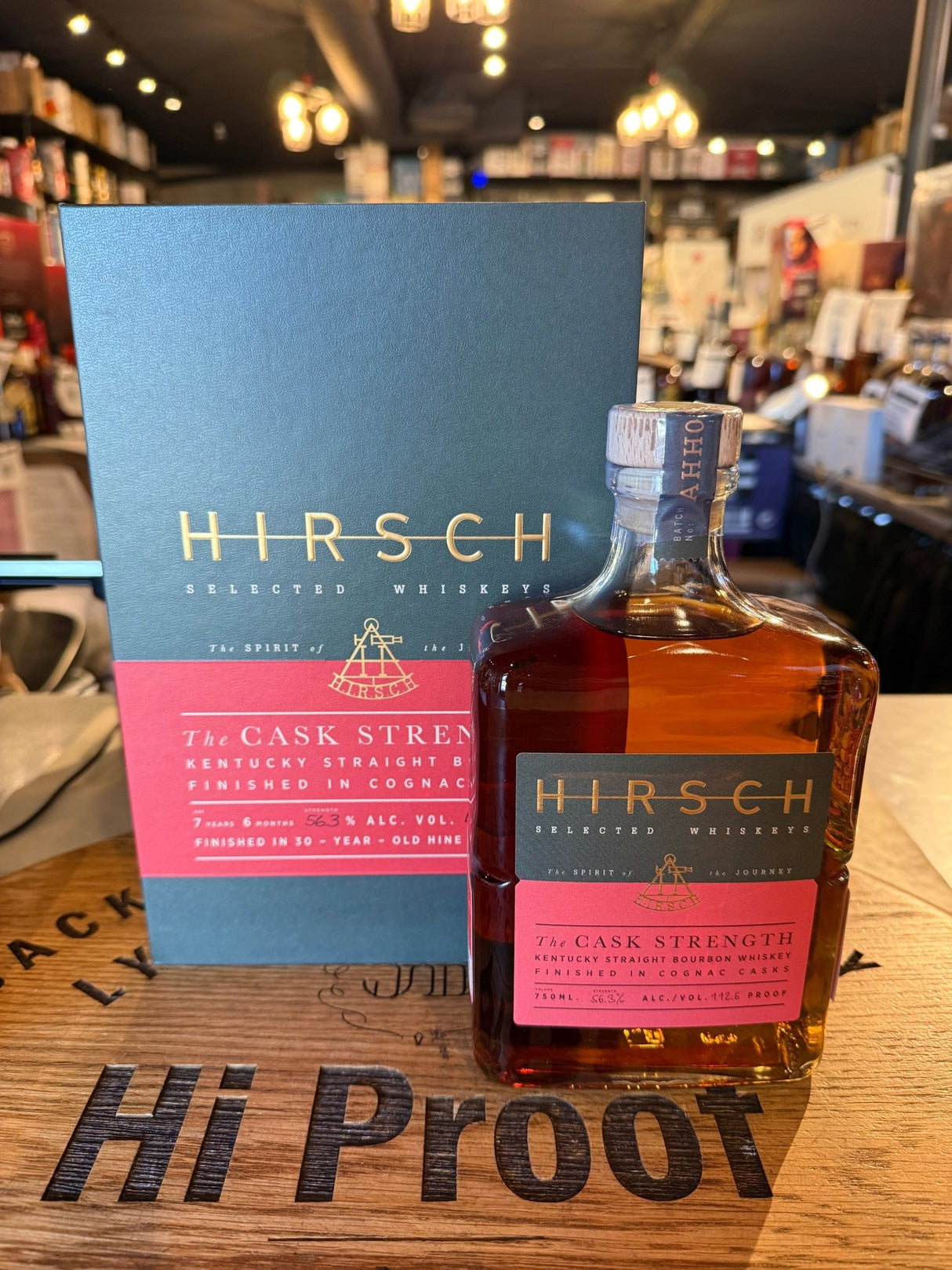 Hirsch The Cask Strength Finished Cognac Barrel 114 Proof 750mL - Hi Proof - Hirsch