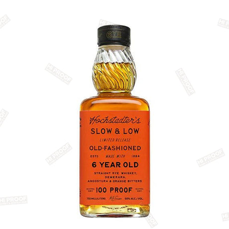 Hochstadter's Slow & Low Old Fashioned Straight Rye 6 Year 750ml - Hi Proof - Hochstadter's