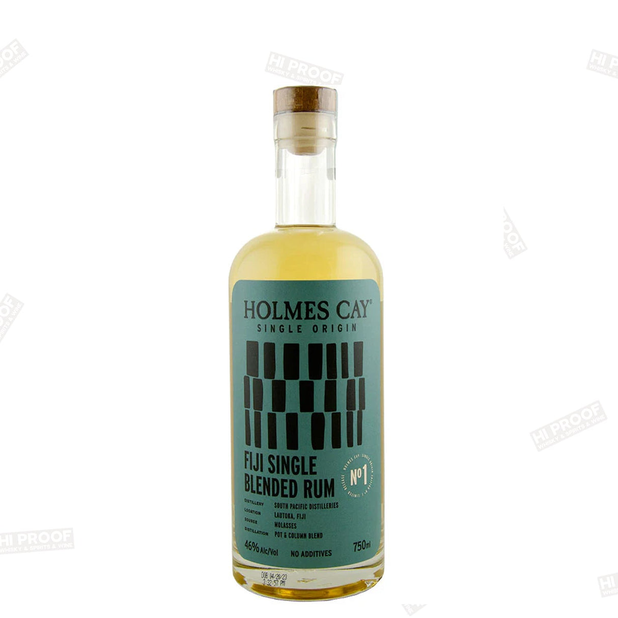 Holmes Cay Fiji Single Blended Rum 750ml - Hi Proof - Holmes Cay