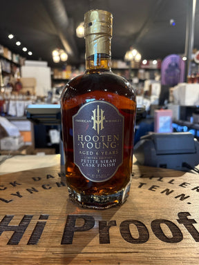 Hooten Young Petite Sirah Cask Finish American Whiskey 750ml - Hi Proof - Hooten Young