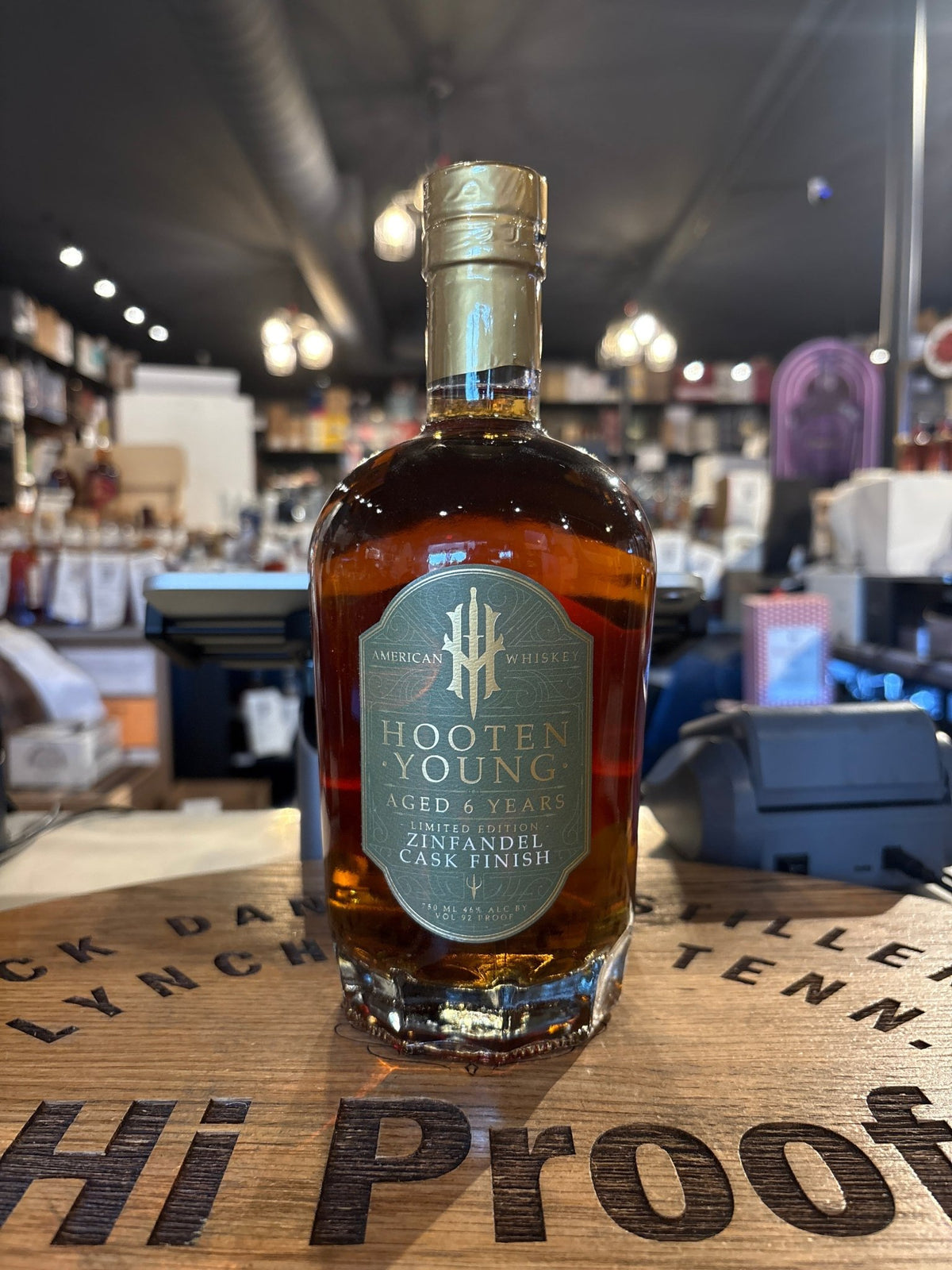 Hooten Young Zinfandel Cask Finish American Whiskey 750ml - Hi Proof - Hooten Young