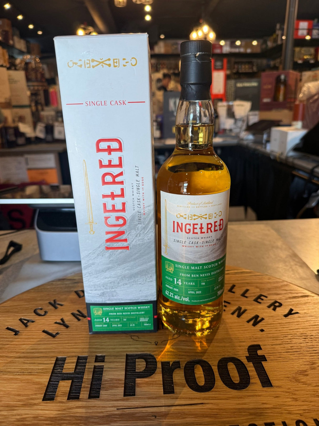 Ingelred Ben Nevis 2008 14 year old Cask 186 700ml - Hi Proof - Ingelred