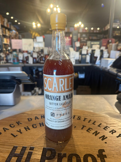 Iseya Distillery Scarlet Orange Amaro - Premium Japanese Bitter Liqueur 700ML | Authentic Craft Spirits - Hi Proof - Scarlet
