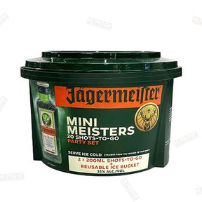 Jagermeister Party Bucket 20ML 20Pk - Hi Proof - JAGERMEISTER