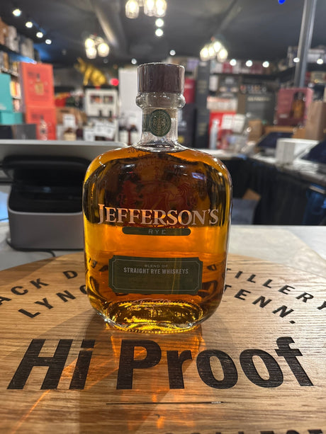 Jefferson's Rye Whiskey 750ml - Hi Proof - Jefferson's