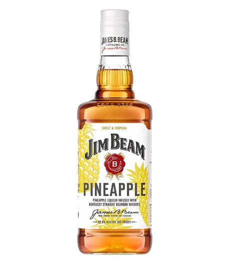 JIM BEAM BOURBON PINEAPPLE 65Proof 750ml - Hi Proof - Jim Beam