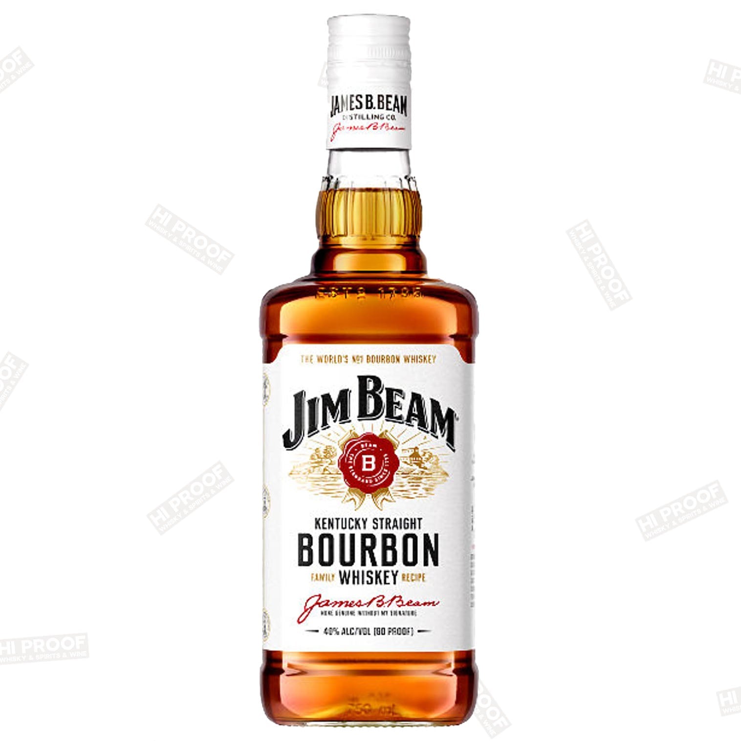 Jim Beam Bourbon 750ml - 4 Year Aged Kentucky Whiskey – Hi Proof