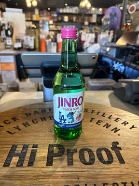 Jinro Soju Peach LA Dodger Edition 375ml - Hi Proof - Jinro