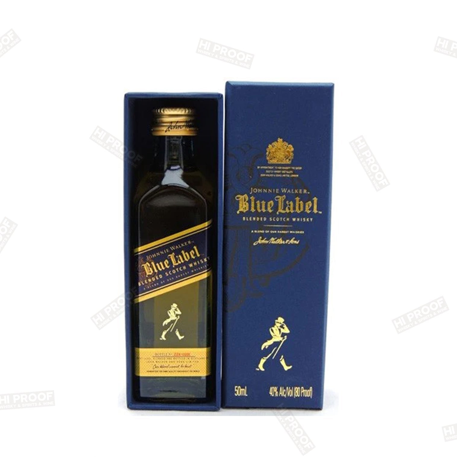Johnnie Walker Blue 50ml Mini - Premium Scotch – Hi Proof