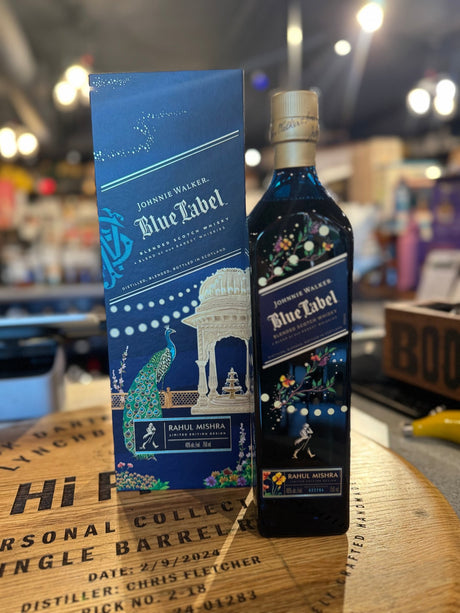 Johnnie Walker Blue Johnnie Walker Blue Label x Diwali Limited Edition by Rahul Mishra 750mL - Hi Proof - JOHNNIE WALKER