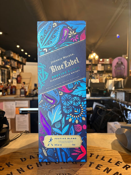 Johnnie Walker Blue Label Festive Blend Limited Edition 81.6 Proof 750ml - Hi Proof - JOHNNIE WALKER