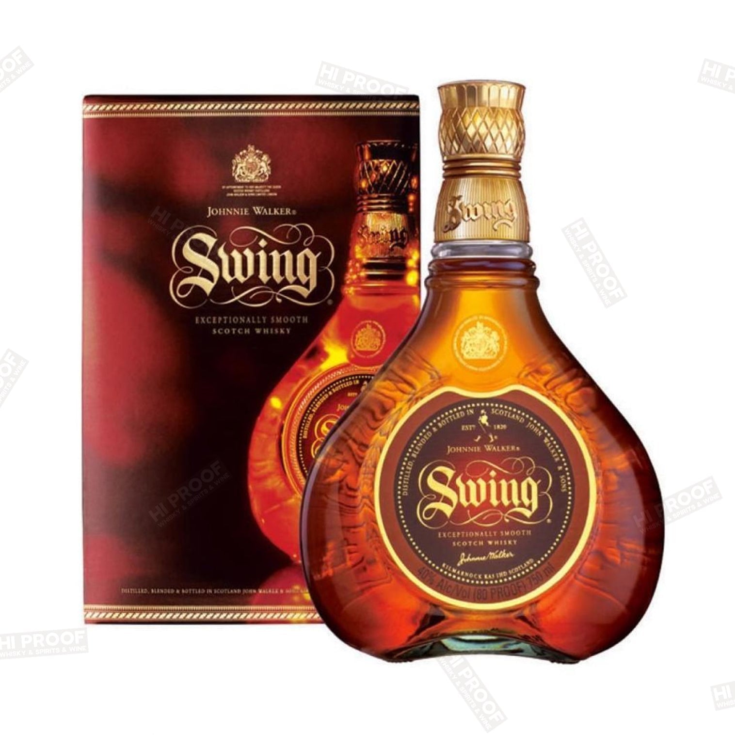 Johnnie Walker Swing Blended Scotch Whisky 750ml – Hi Proof