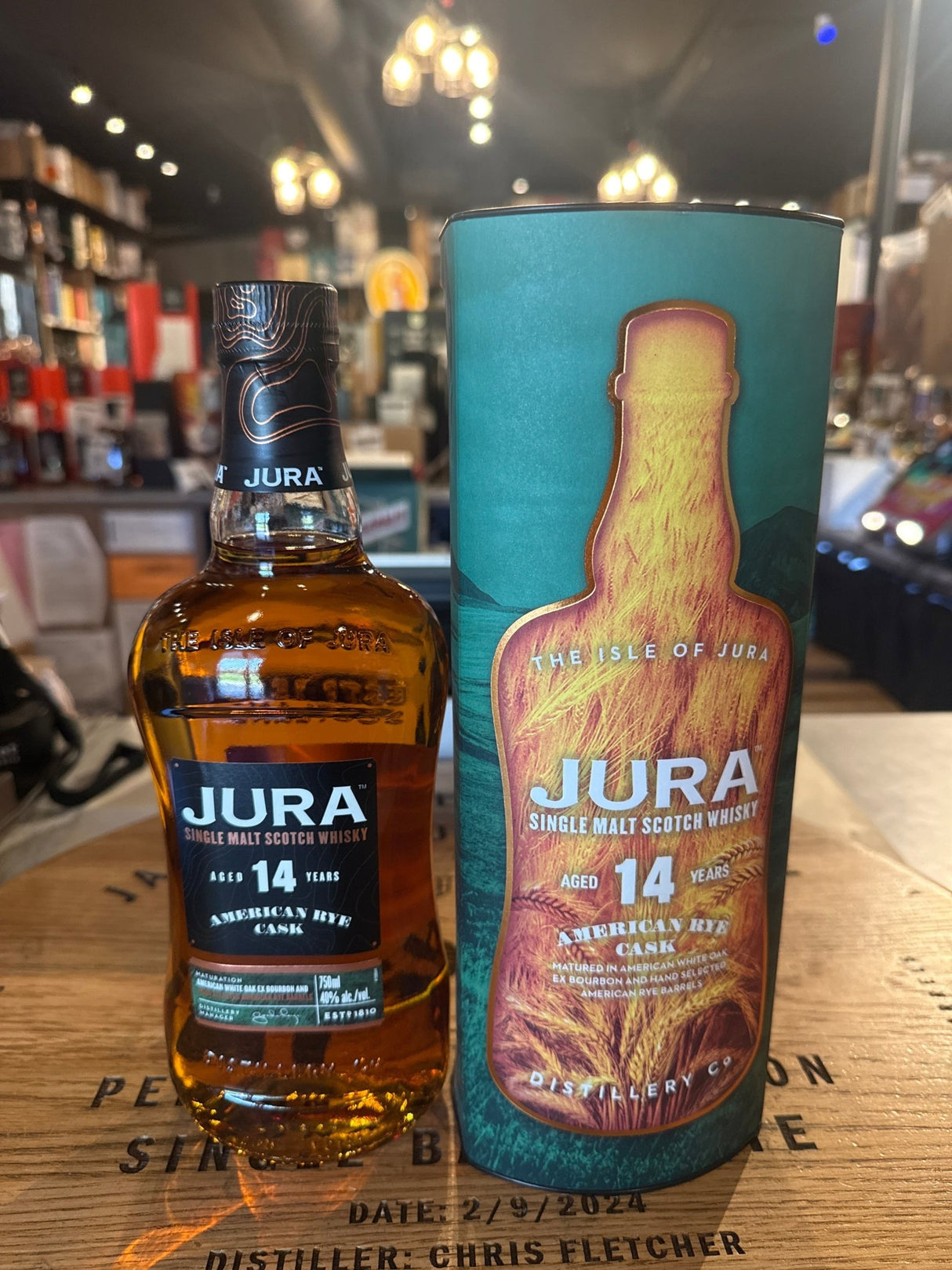 Jura 14 Years American Rye Cask Scotch Whisky 750mL - Hi Proof - Jura