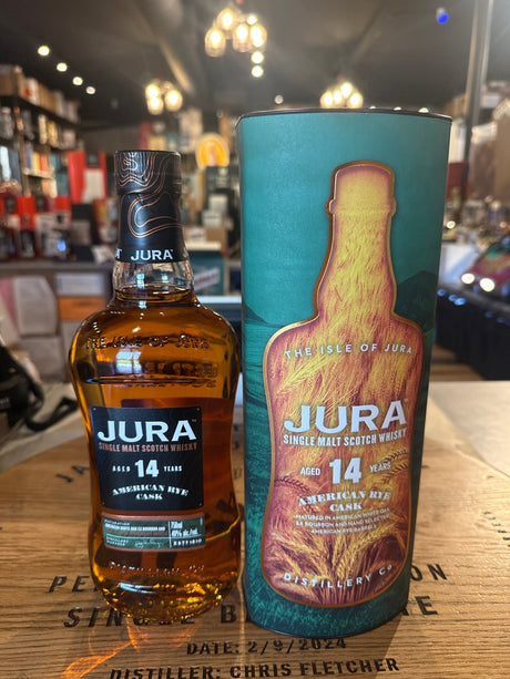 Jura 14 Years American Rye Cask Scotch Whisky 750mL - Hi Proof - Jura