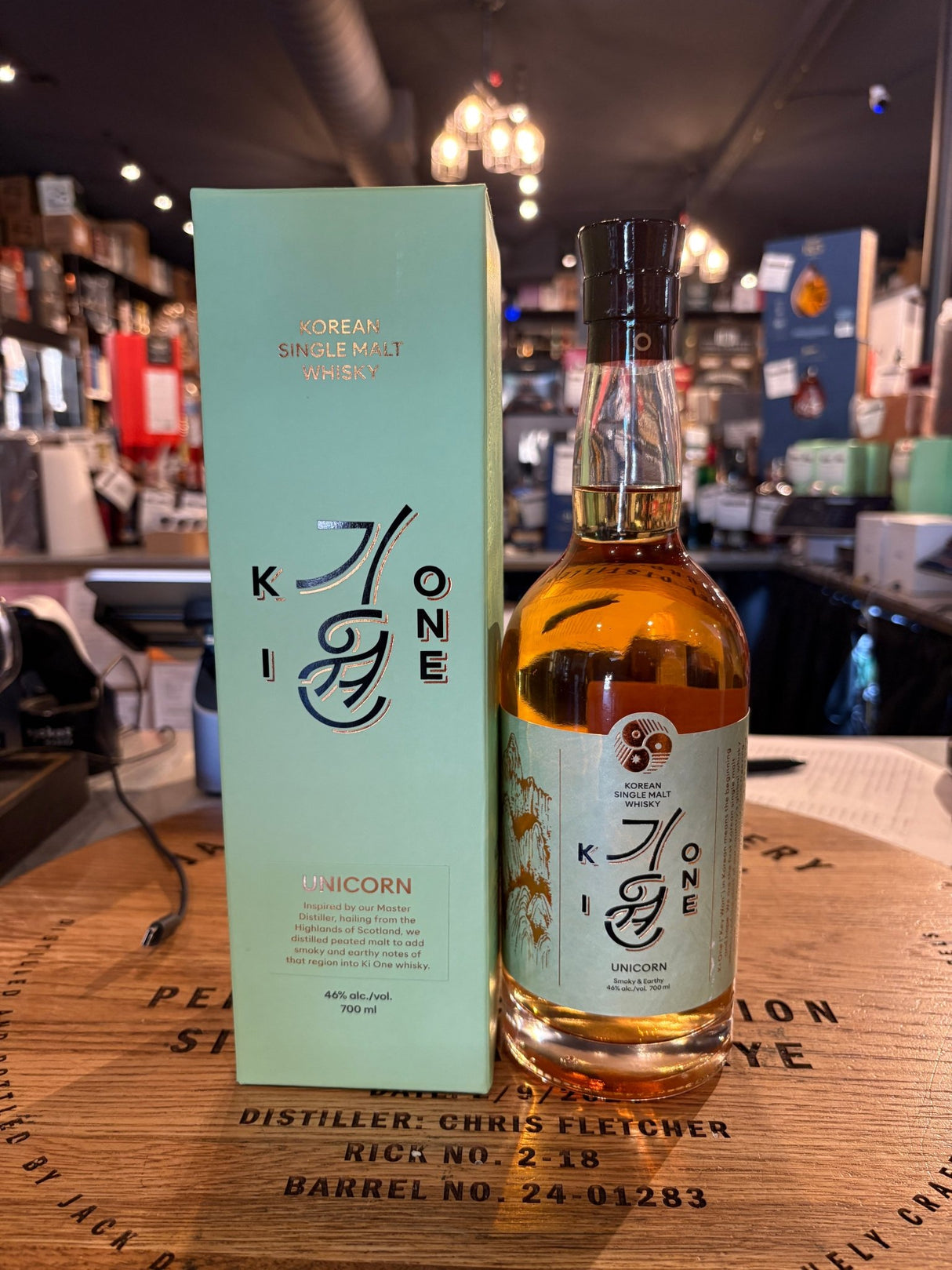 Ki One Unicorn Edition Korean Single Malt Whiskey 700mL - Hi Proof - Three Societies