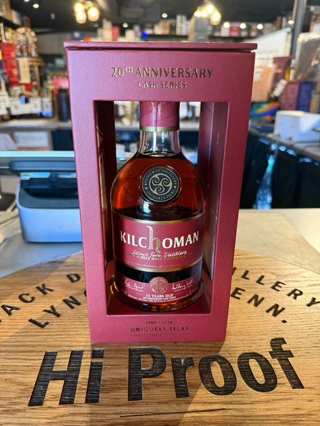 Kilchoman 15 Years Old ex - Sherry Anniversary Cask Series 700mL 52.7% alc - Hi Proof - Kilchoman