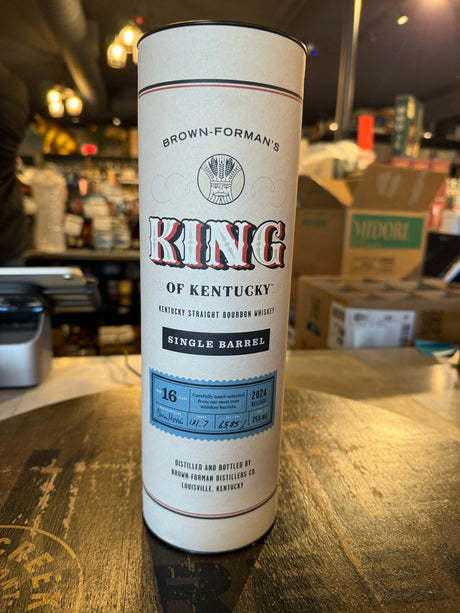 King of Kentucky Single Barrel Straight Bourbon Whiskey 16year 2024 Edition 750ml - Hi Proof - King of Kentucky