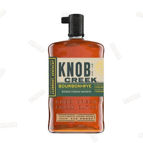 KNOB CREEK BOURBON X RYE BLENDED STRAIGHT WHISKEYS KENTUCKY 113 PROOF 750ML - Hi Proof - Knob Creek