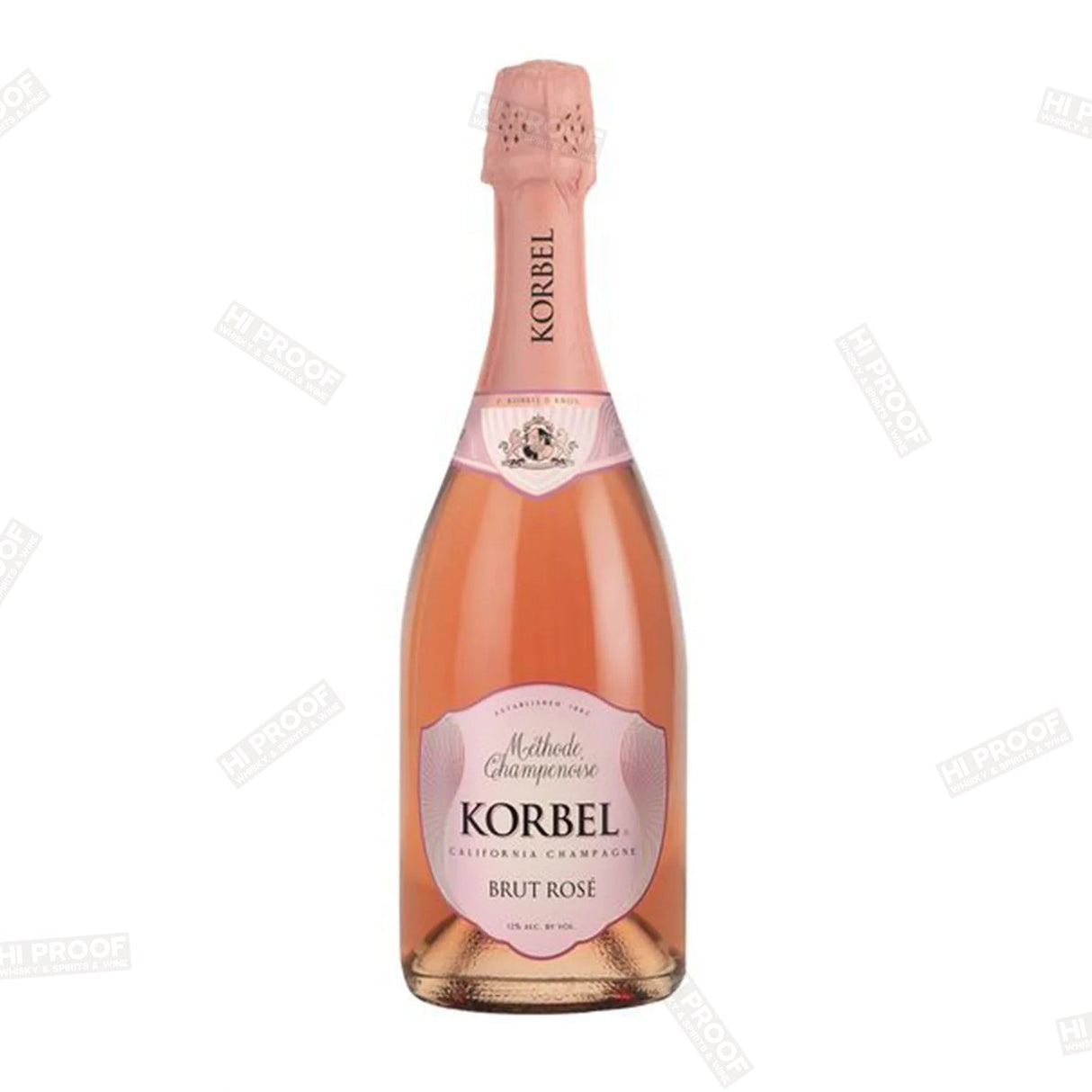 Korbell Brut Rose Champagne 750ML - Hi Proof - Korbell