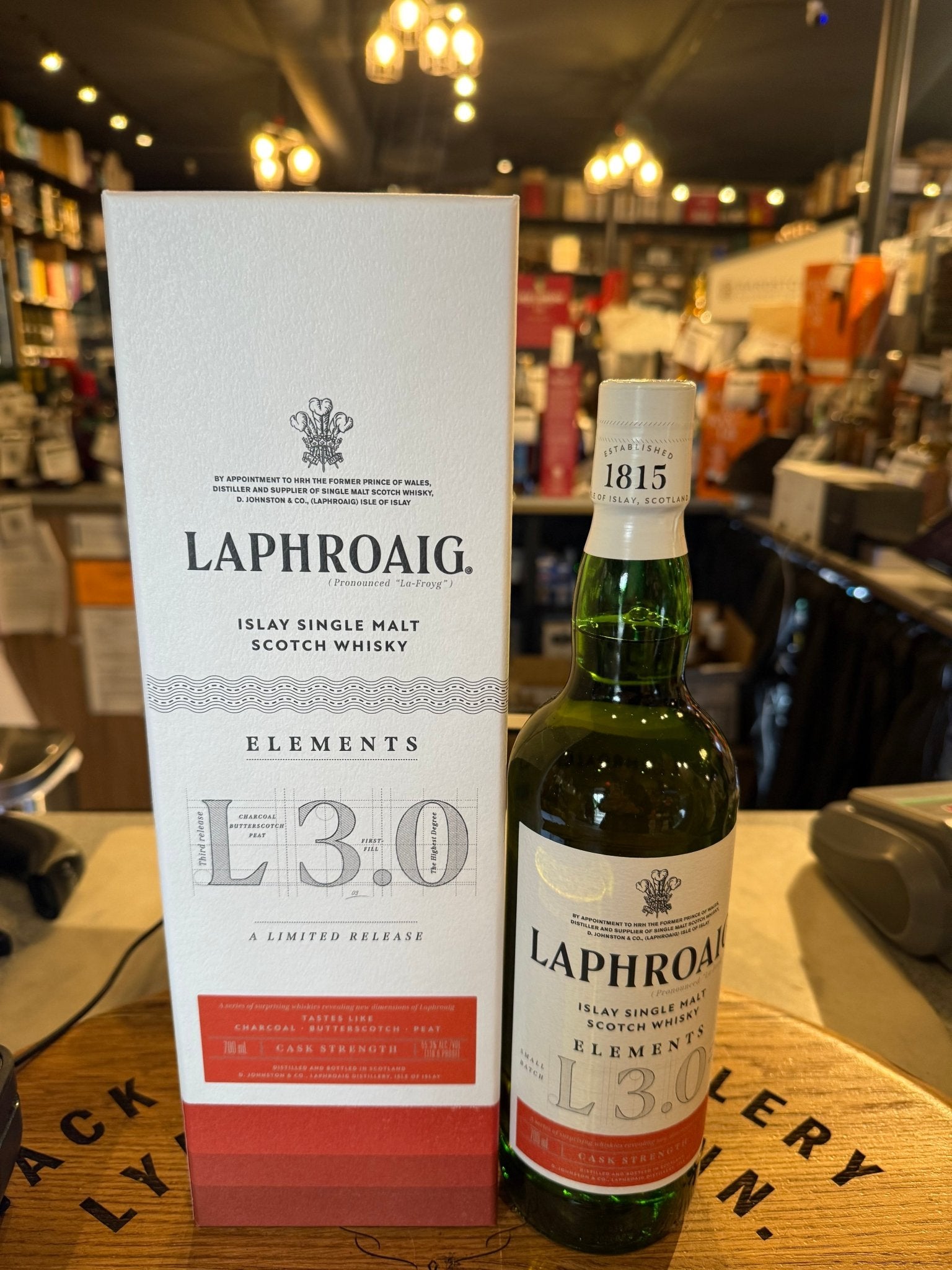 Laphroaig Elements L 3.0 Cask Strength 110.6 Proof – Hi Proof
