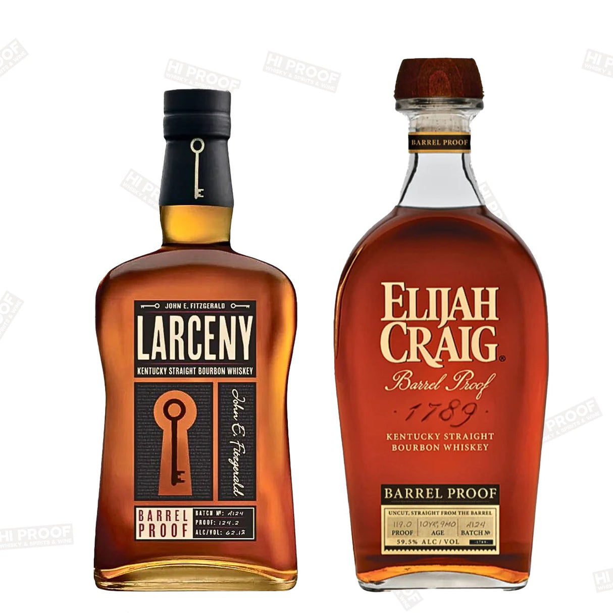 Larceny Barrel Proof B524+ Elijah Craig Barrel Proof B524 Combo - Hi Proof - Larceny
