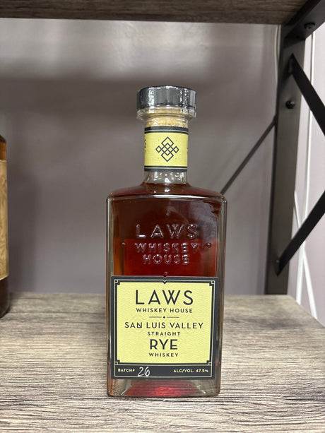 Laws Whisky San Luis Valley Straight Rye 95 Proof 750ml - Hi Proof - Laws Whisky