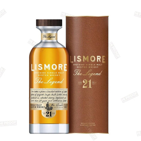 Lismore "The Legend" 21 Year Old Speyside Single Malt Scotch Whisky - Hi Proof - Lismore