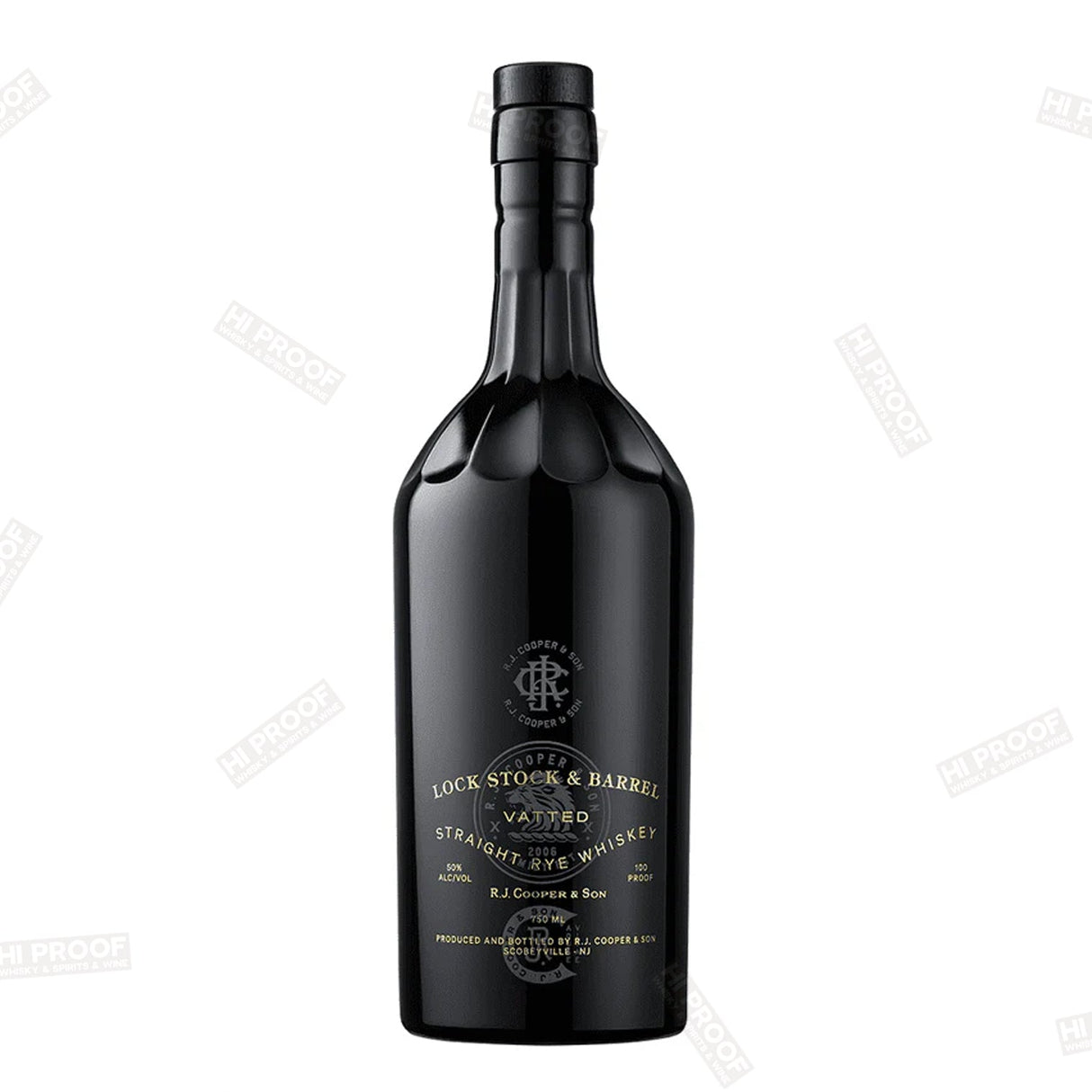 Lock Stock & Barrel Vatted Straight Rye Whiskey 750ml - Hi Proof - Lock Stock & Barrel