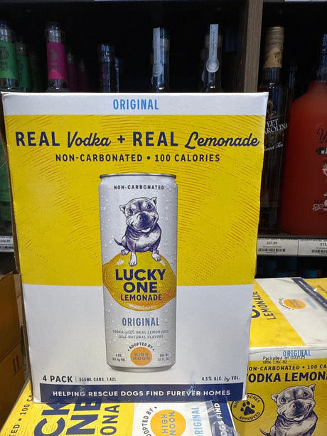 Lucky One Vodka Original Lemonade 12oz - 4 Pk - Hi Proof - Hi Proof