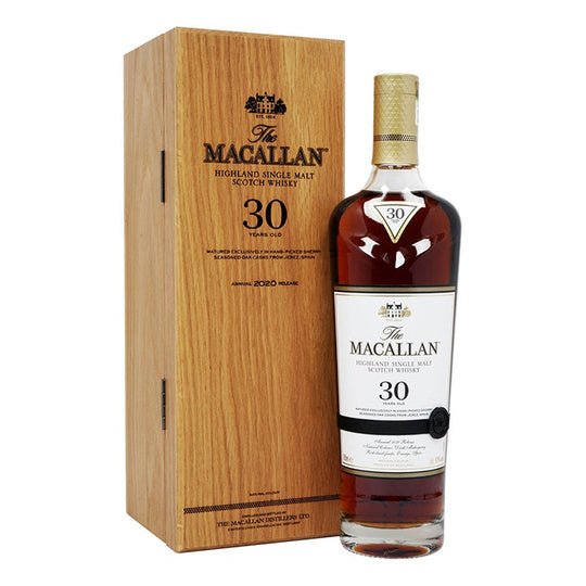 MACALLAN SINGLE MALT SCOTCH WHISKEY 30 Years Double Oak - Hi Proof - Macallan