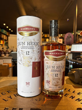 Macnair's Lum Reek 12 Year Peated Blended Malt 46% Alc 700ml - Hi Proof - MacNair's
