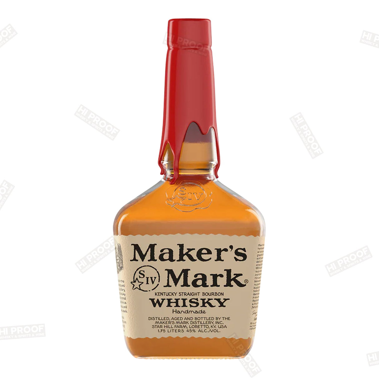 Maker's Mark Bourbon 1.75L (90 Proof) - Hi Proof - Maker's Mark