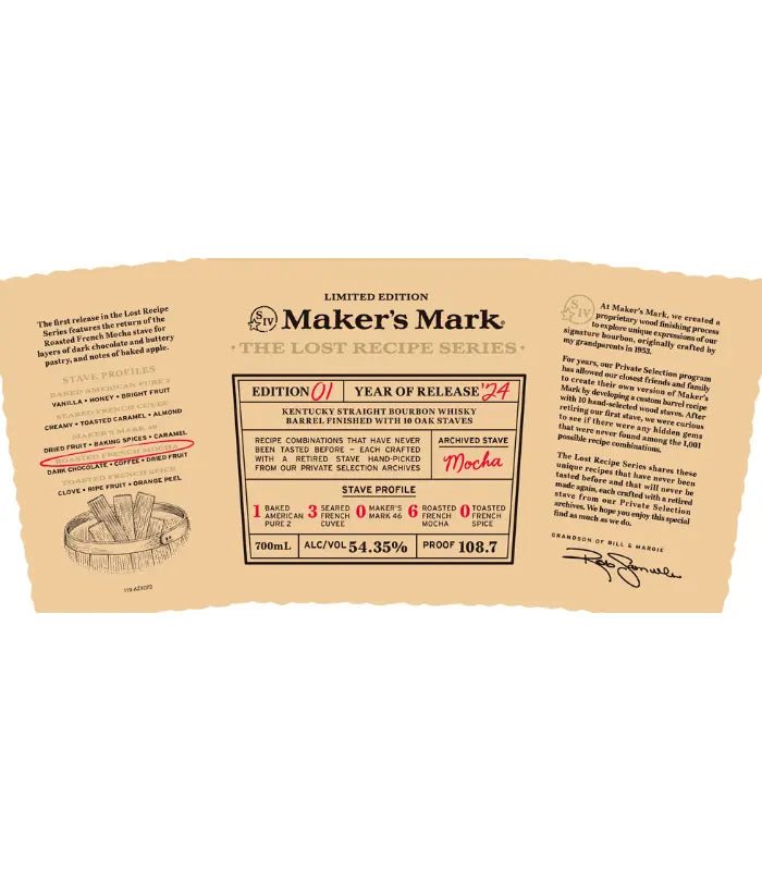 Maker's Mark The Lost Recipe Series Edition 01 - Hi Proof - Maker's Mark