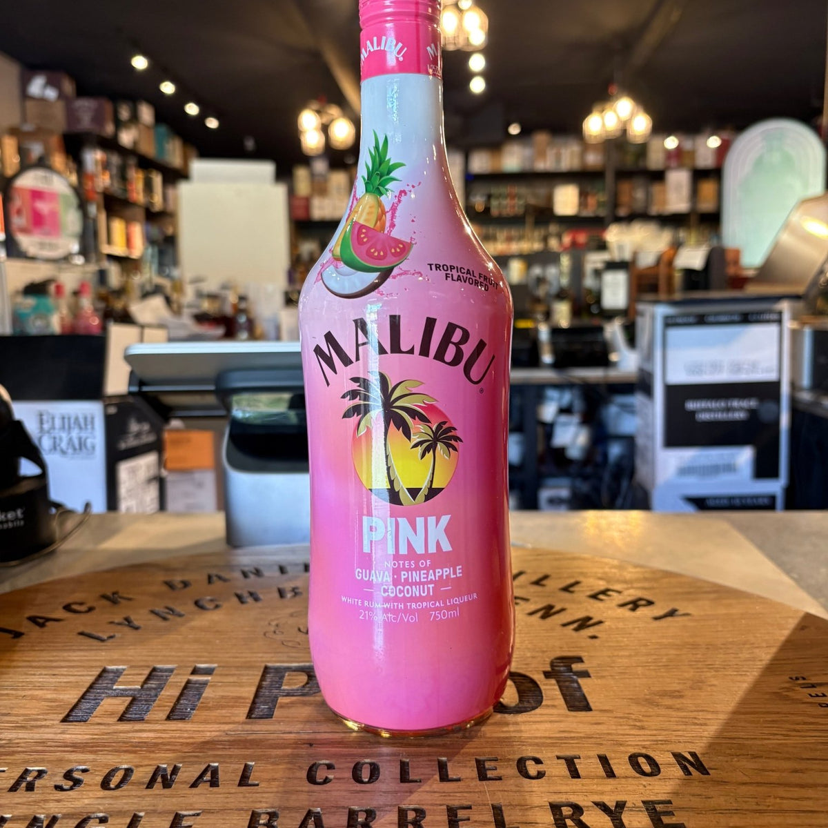 Malibu Pink Rum 750mL - Strawberry Flavored – Hi Proof
