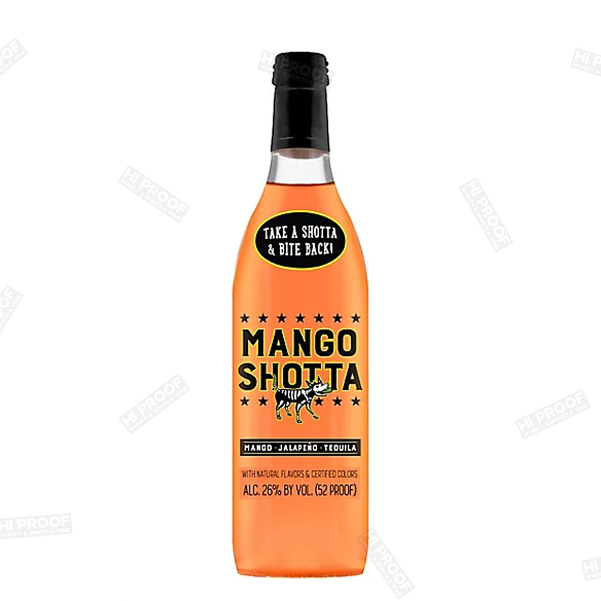 Mango Shotta Mango Jalapeno Tequila 52 Proof Bottle - 750 Ml - Hi Proof - Mango Shotta