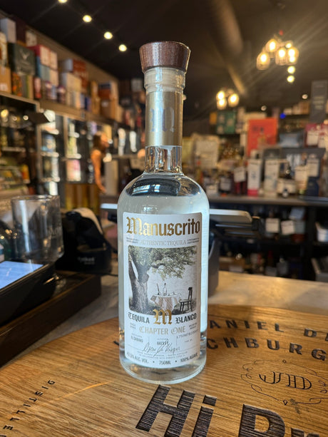 Manuscrito Tequila Blanco 42.5% Alc 750mL (Chapter 1) - Hi Proof - Manuscrito