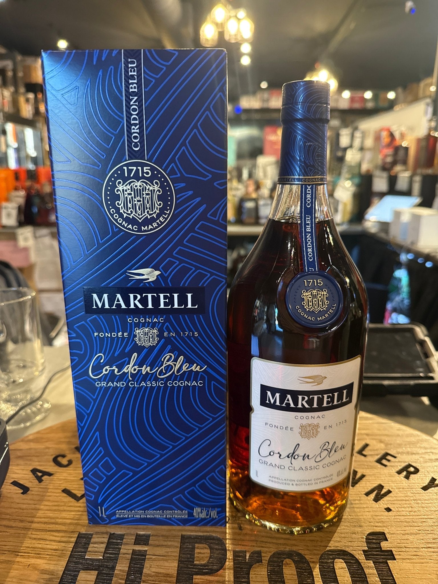Martell Cordon Bleu Grand Classic Cognac 1L – Hi Proof
