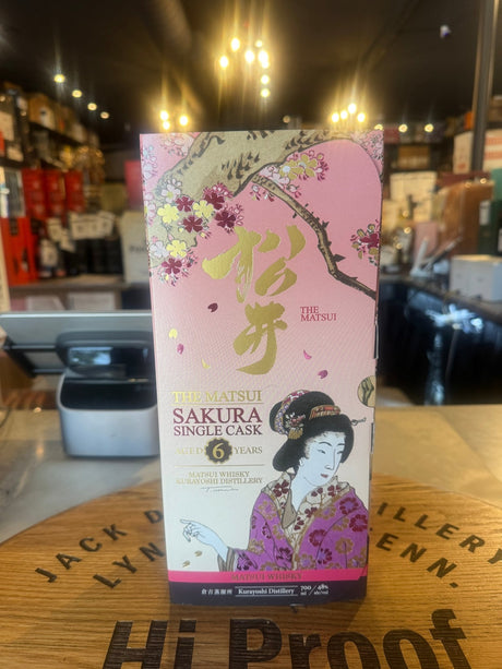 Matsui Sakura 6Year Single Cask 96 Proof 700mL - Hi Proof - Matsui
