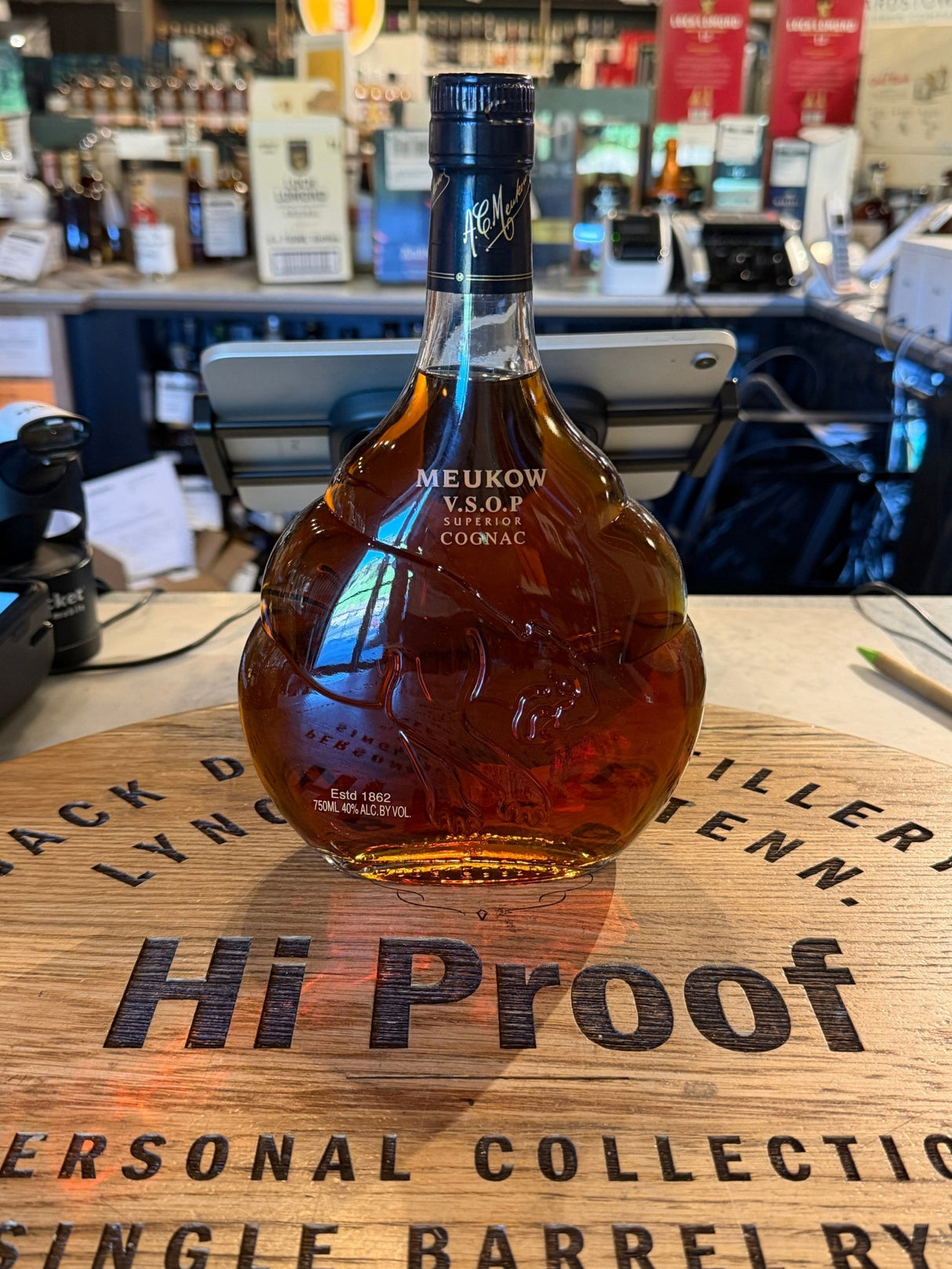Meukow Cognac VSOP Superior 80 Proof 750mL - Hi Proof - Meukow