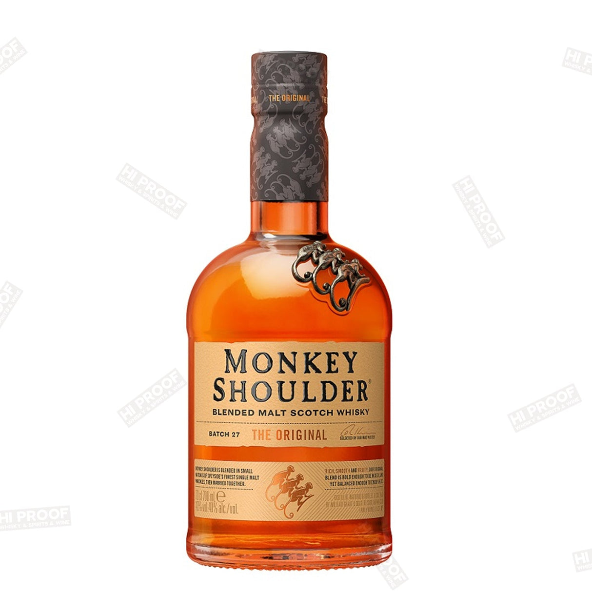 Monkey Shoulder Blended Malt Scotch 750ML - Hi Proof - Monkey Shoulder