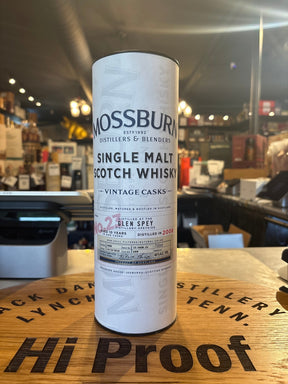 Mossburn 10 year Single Malt Whisky no.23 from glen spey 750 ml - Hi Proof - Mossburn