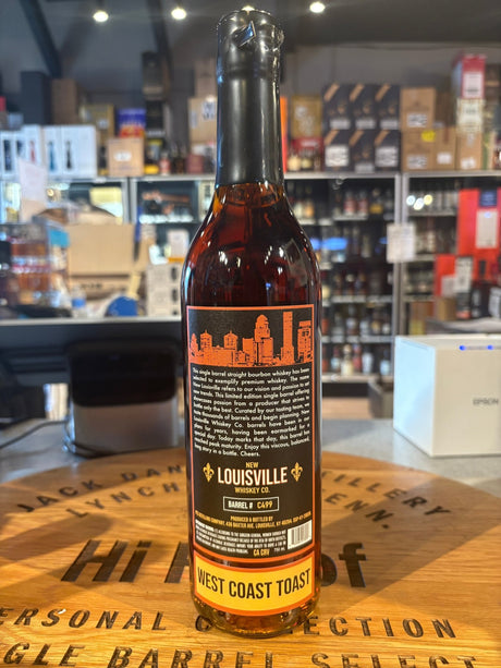 New Louisville 8 Yr Bourbon West coast Toast 128.4 PROOF 750mL - Hi Proof - New Louisville