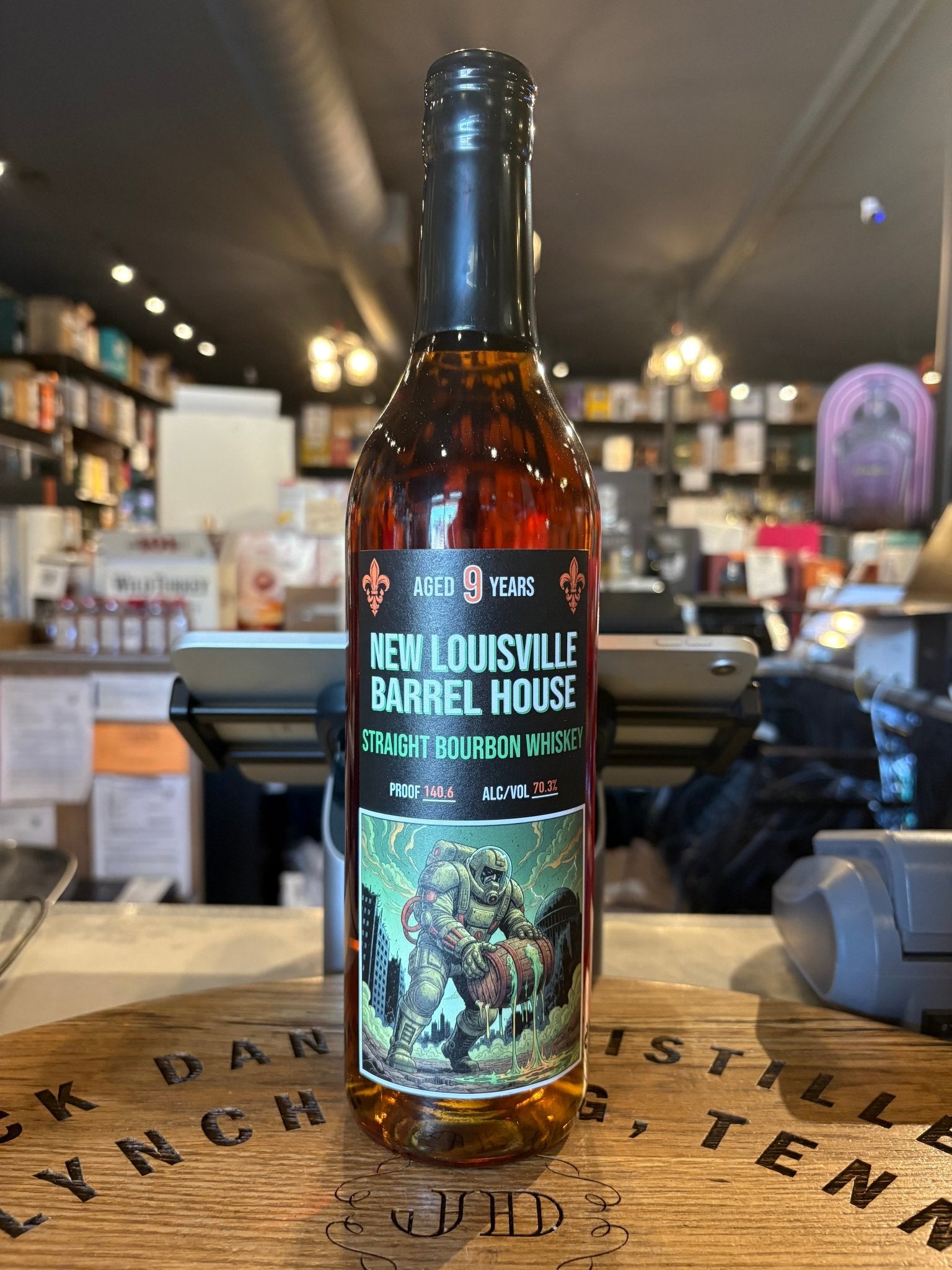 New Louisville 9 Years Bourbon B1367 Hazmat Hero 140.6 Proof 750ml