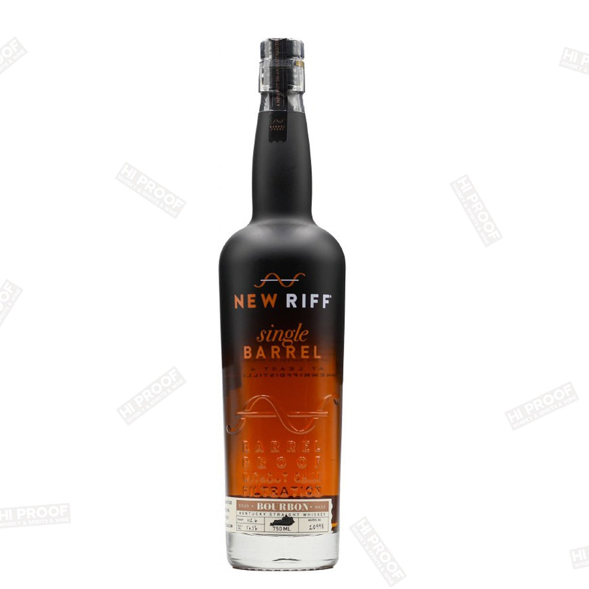 New Riff Barrel Straight Single Barrel Bourbon 750ML - Hi Proof - New Riff