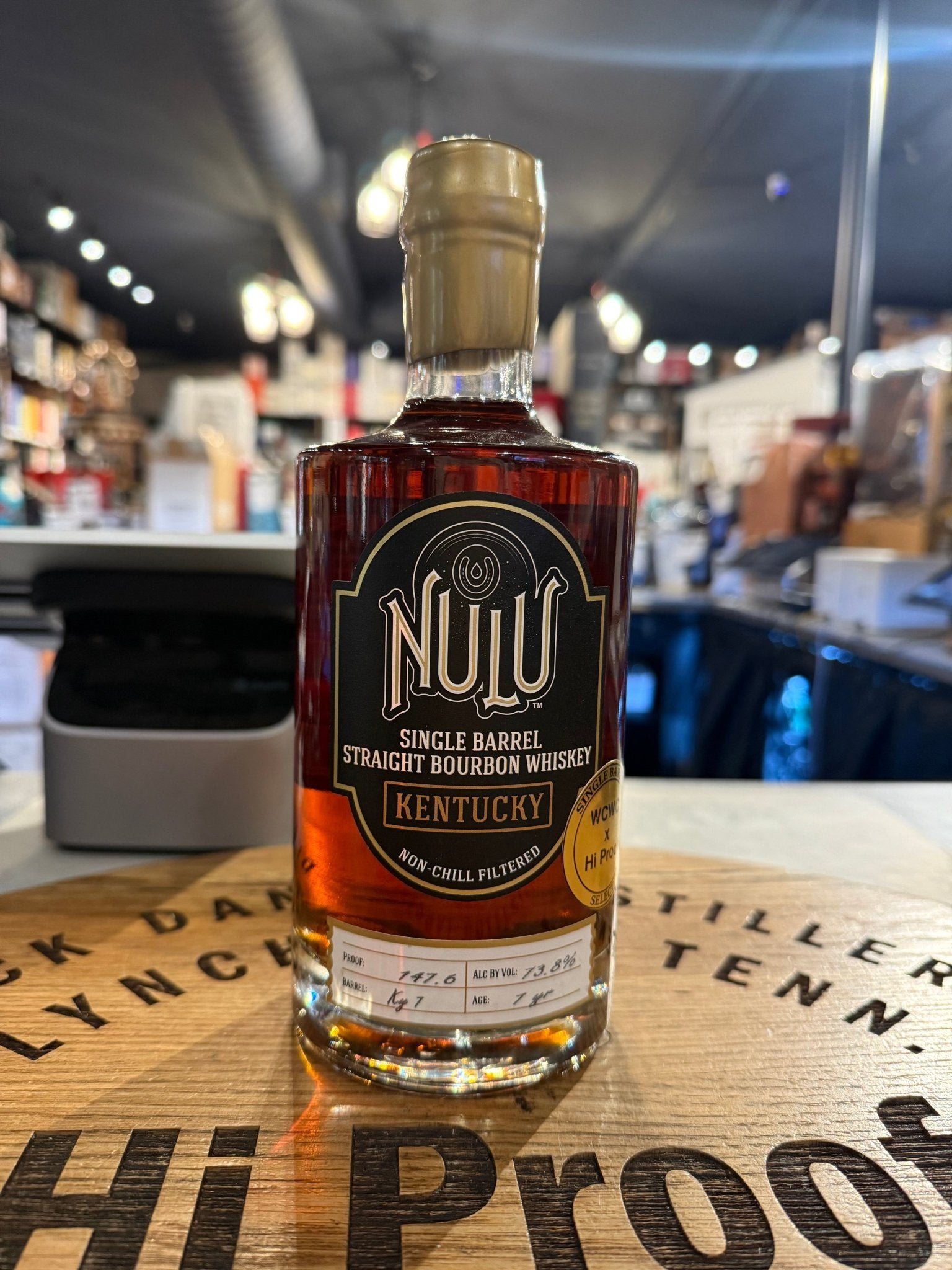 Nulu 7yr Hazmat Bourbon 147.6 Proof Store Pick – Hi Proof