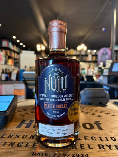 Nulu Maple Brulee 10 Year b1051 111.8 Proo Single Barrel 750ml - Hi Proof - Nulu